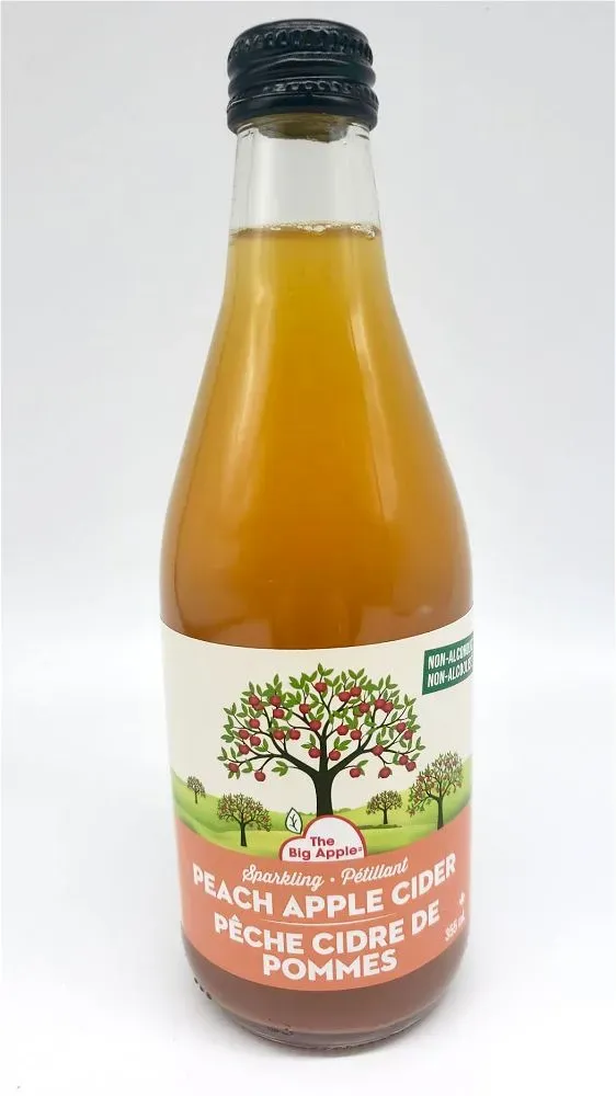 Sparkling Apple Peach Cider 355ml - NEW